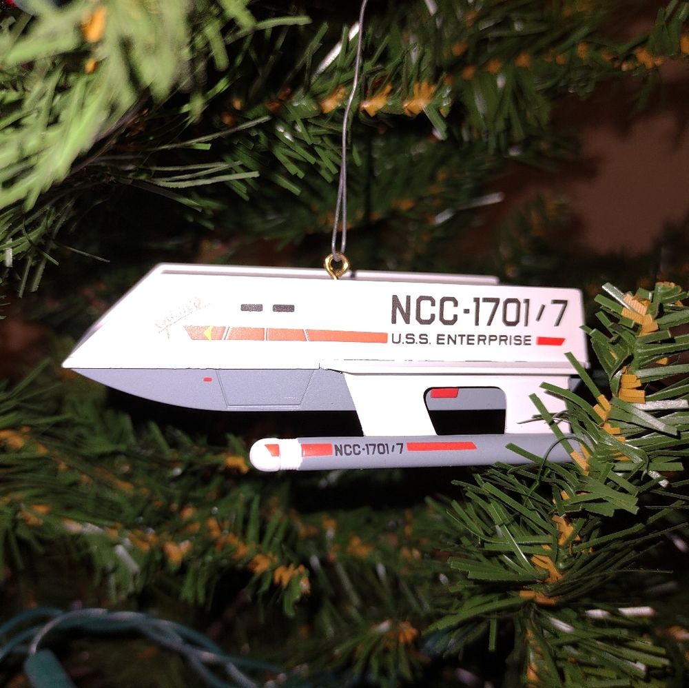 TALKING Spock Star Trek Galileo Ornament